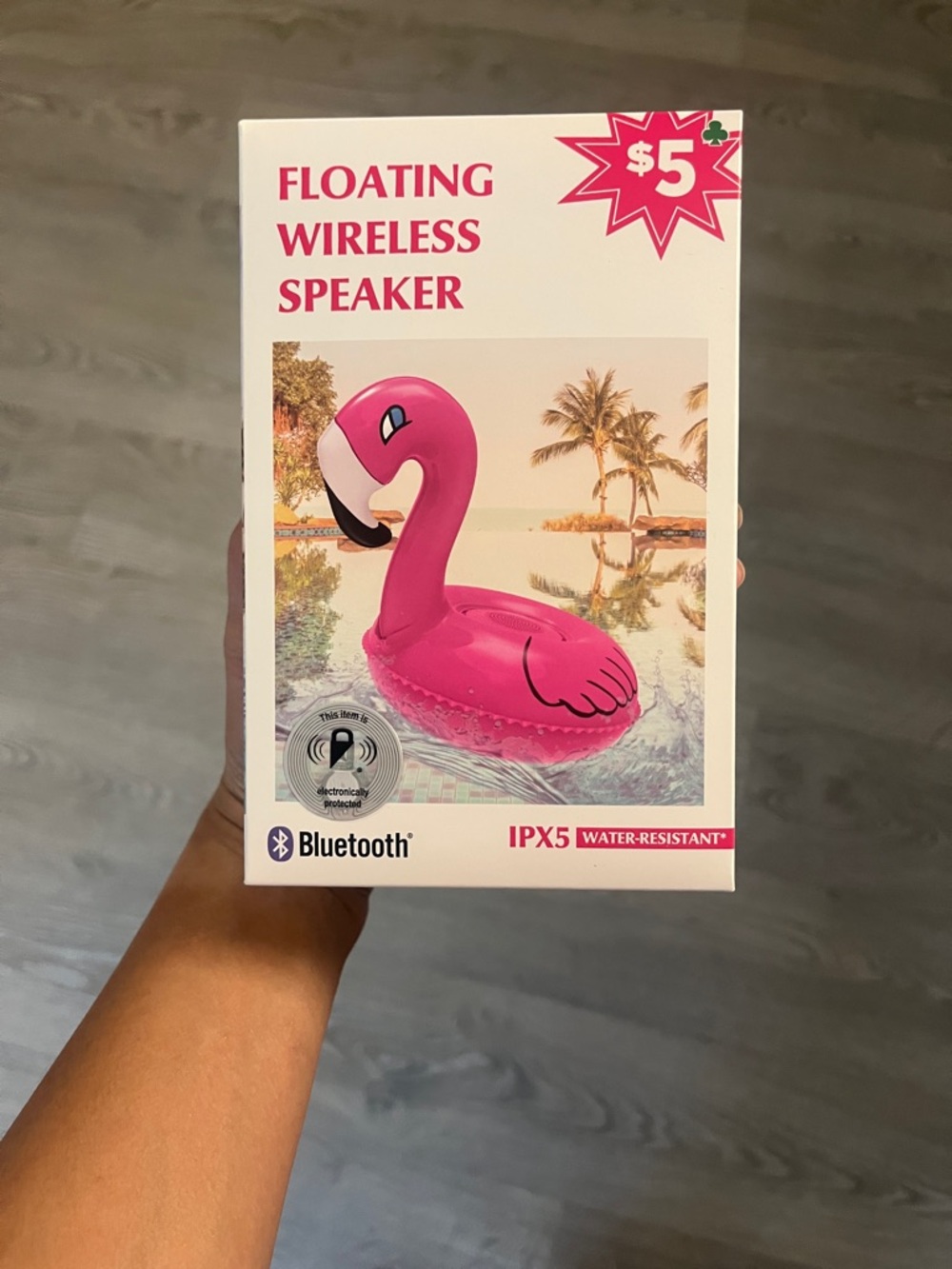 Floating Wireless Bluetooth Speaker - Pink Flamingo